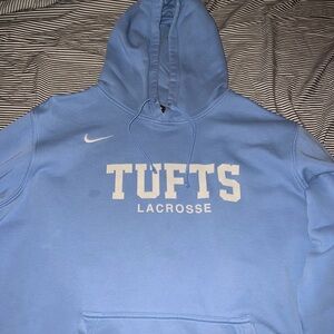Nike Light Blue Tufts Lacrosse Hoodie